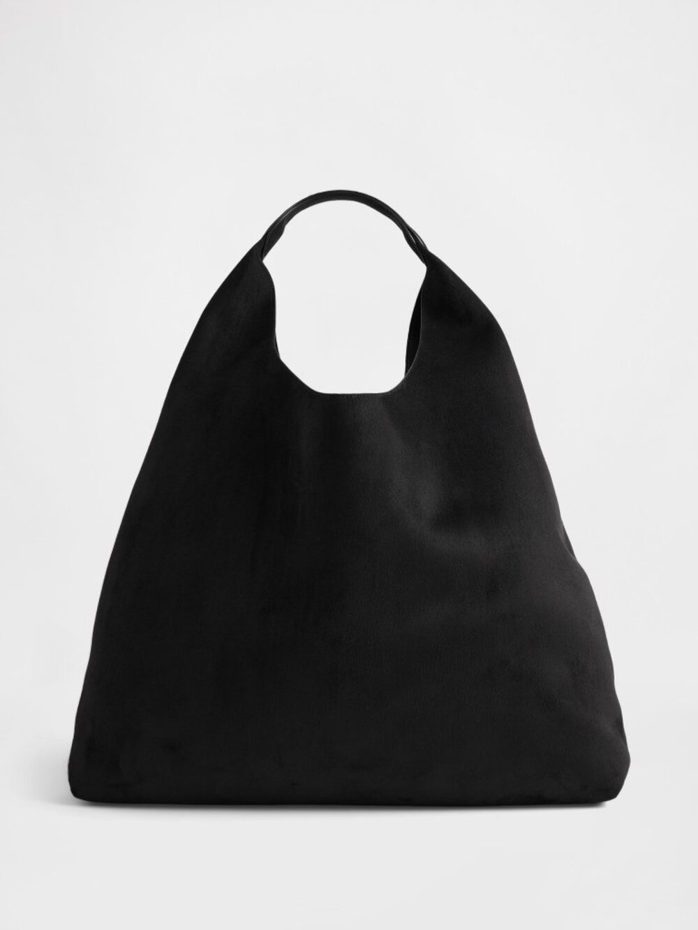 NWT Gap Soft Ultra Suede Slouchy Everyday Tote Bag Black